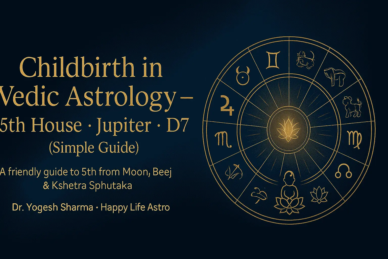 Childbirth in Vedic Astrology—A Simple Guide (5th House, Jupiter & D7)