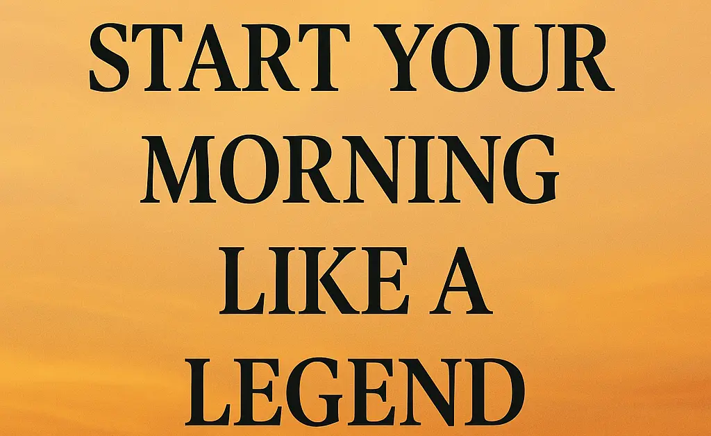 Start Your Morning Like a Legend