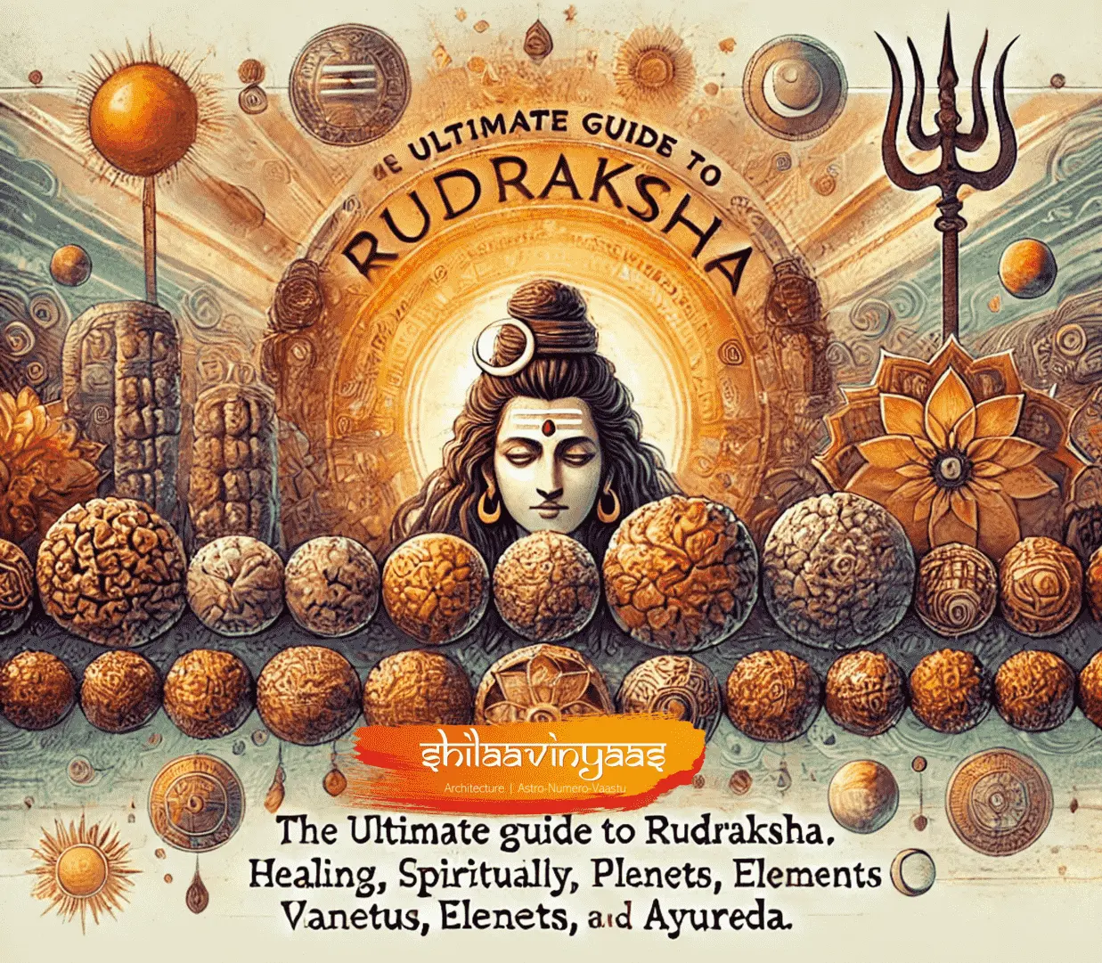 The Ultimate Guide to Rudraksha: Healing, Spirituality, Planets, Elements, Vaastu, and Ayurveda