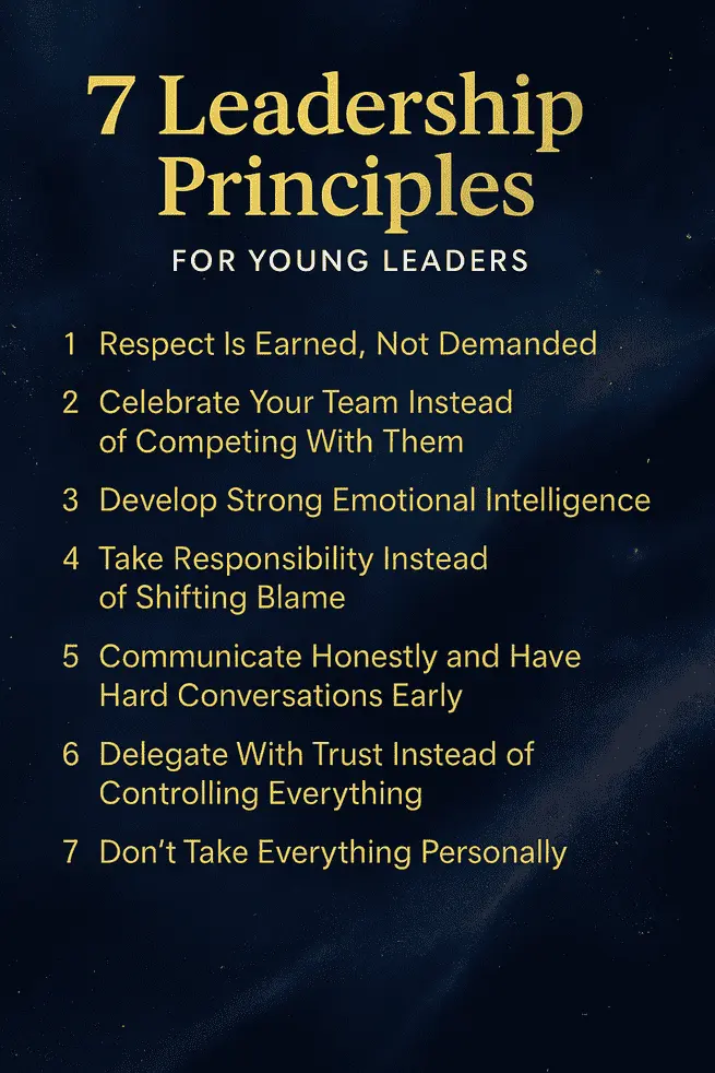 7 Leadership Principles Young Leaders Must Master to Build High Trust, High Impact Teams