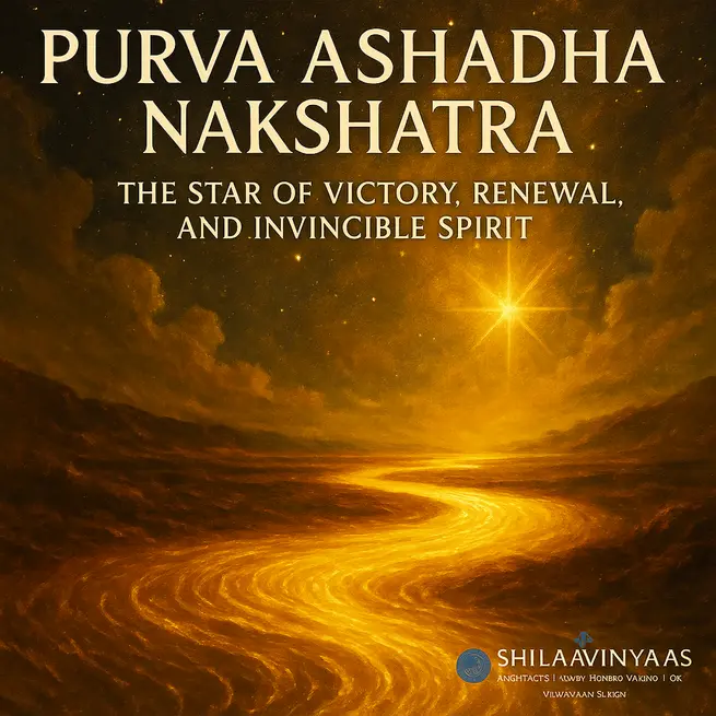 Purva Ashadha Nakshatra – The Star of Victory, Renewal, and Invincible Spirit (Nakshatra-20)