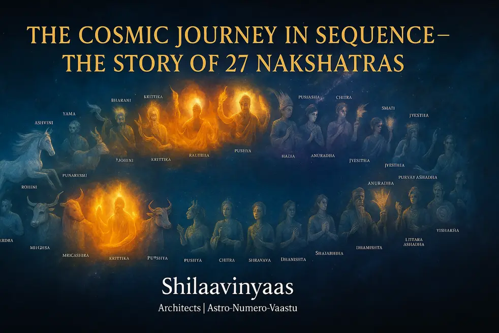 The Shilaavinyaas Cosmic Compendium – The 27 Nakshatras : A Complete Guide to the Rhythms of Stars, Souls, and Spaces – Curated by Dr. Vinaayak Singh